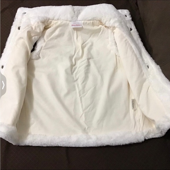 Hanna Andersson Faux Fur Vest and Tedbear Hat Bundle Size 5 K302 - Picture 3 of 12